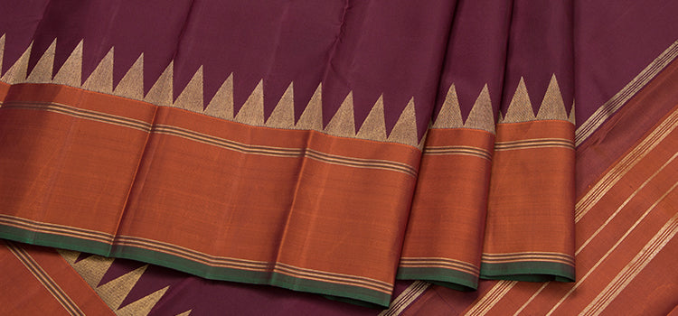 Temple Border Weaving in Traditional Silk Sarees