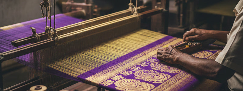How-Gold-Zari-is-Woven-into-a-Kanchipuram-Silk-Saree