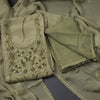 Mul Cotton Pista Green Unstitched Salwar Material With Dupatta