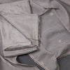 Mul Chanderi Grey Unstitched Salwar Material With Dupatta 02