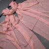 Mul Chanderi Onion Pink Unstitched Salwar Material With Dupatta 03
