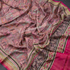 Modal Silk Pink Printed Saree With Box Design