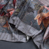 Semi Raw Silk Grey Printed Saree 08