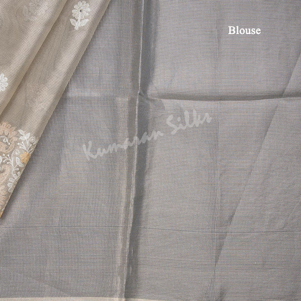Kota Gold Thread Embroidered Saree