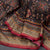 Modal Silk Black Floral Printed Saree