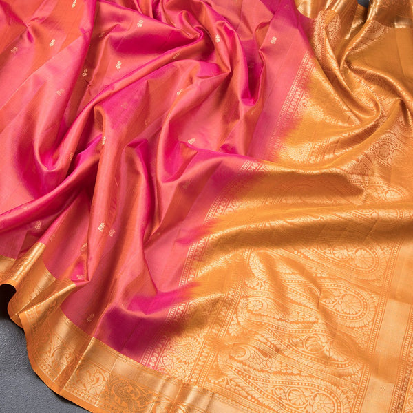 Red Kanchipuram Soft Silk Saree