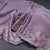 Semi Raw Silk Lavender Zari Checked Saree And Embroidered Border