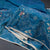 Kota Peacock Blue Thread Embroidered Saree