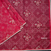 Kota Reddish Pink Thread Embroidered Saree