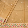 Tissue Gold Saree With Zari Buttas And Paithani Border