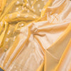 Organza Mango Yellow Floral Zari Worked Saree