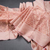 Tissue Shot Colour Embossed Saree