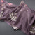Satin Silk Wine Colour Floral Printed With Thread Work Saree