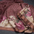 Tussar Light Maroon Printed Saree