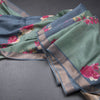 Tussar Green Printed Saree With Zari Border