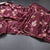Semi Raw Silk Wine Colour Floral Printed Saree