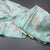 Semi Raw Silk Mint Green Floral Printed Saree 02