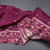 Raw Silk Dark Violet With Zari Buttas And Floral Border