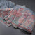 Semi Linen Greyish Blue Printed Saree