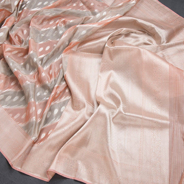 Tissue Multi Colour Zari Worked Saree 02