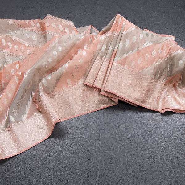 Tissue Multi Colour Zari Worked Saree 02