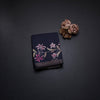 Tussar Navy Blue Floral Printed Saree
