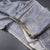 Tussar Grey Zari Checked Saree With Printed Work