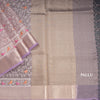 Kota Lavender Thread Work Saree With Zari Border
