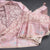 Kora Light Pink Thread Work Saree With Printed Border
