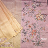 Organza Multi Colour Checked Saree With Zardosi Work 03