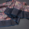 Pure Tussar Multi Colour Floral Printed Saree 02
