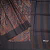 Pure Tussar Multi Colour Printed Saree With Zari Checks Border