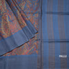 Pure Tussar Multi Colour Printed Saree With Zari Checks Border 02