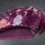 Linen Dark Purple Floral Printed saree