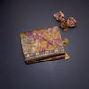 Raw Silk Mustard Yellow Floral Printed Saree And Zari With Chamki Border