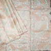 Tissue Kota Gold Thread Work Saree With Paisley Design