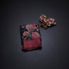 Semi Linen Black Floral Printed Saree With Zari Border