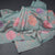 Raw Silk Powder Blue Zari stripes Saree And Printed Sequence Work