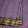 Chettinad Cotton Shot Colour Plain Saree With Zari Border Without Blouse 05