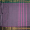 Chettinad Cotton Shot Colour Plain Saree With Zari Border Without Blouse 05