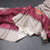 Tussar Wine Colour Floral Printed Saree With Zari Checks Border