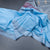 Vaazhai Naar Light Blue Saree With Thread Buttas And Contrast Pallu