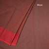 Chettinad Cotton Shot Colour Plain Saree With Thread Border