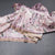 Raw Silk Light Pink Leaf Printed With Mirror Work Saree
