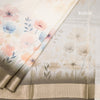 Kota Cream Floral Printed Saree With Zari Border 06