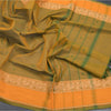 Chettinad Cotton Shot Colour Saree With Thread Buttas And Thread Border
