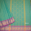 Kanchi Cotton Shot Colour Saree With Thread Buttas And Zari Border