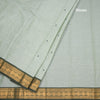 Kanchi Cotton Light Green Saree With Thread Buttas And Zari Border