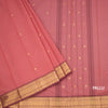 Kanchi Cotton Fiery Rose Pink Saree With Zari Buttas And Rettapet Border