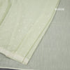 Semi Linen Pista Green Thread Work Saree